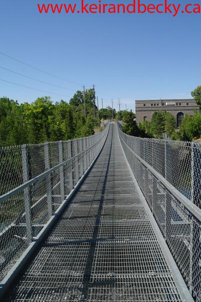 Suspension Bride at Ferris Provincial Park